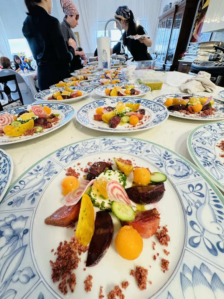 Lavish grazing table spread prepared by Chef Jojo
